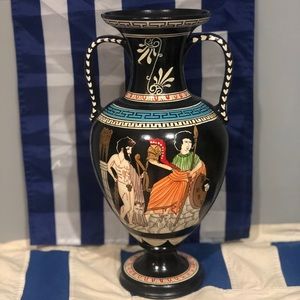 Large hand made in Greece vase 🖤🏺